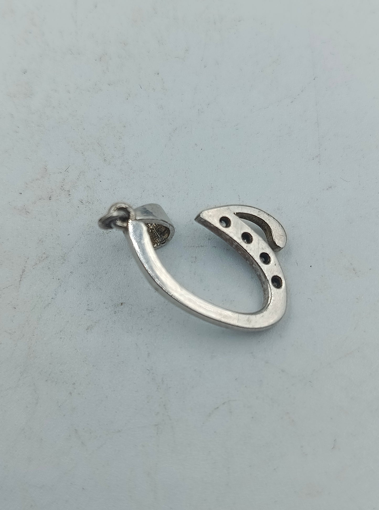 925 Silber Anhänger mit Zirkonia-Akzenten