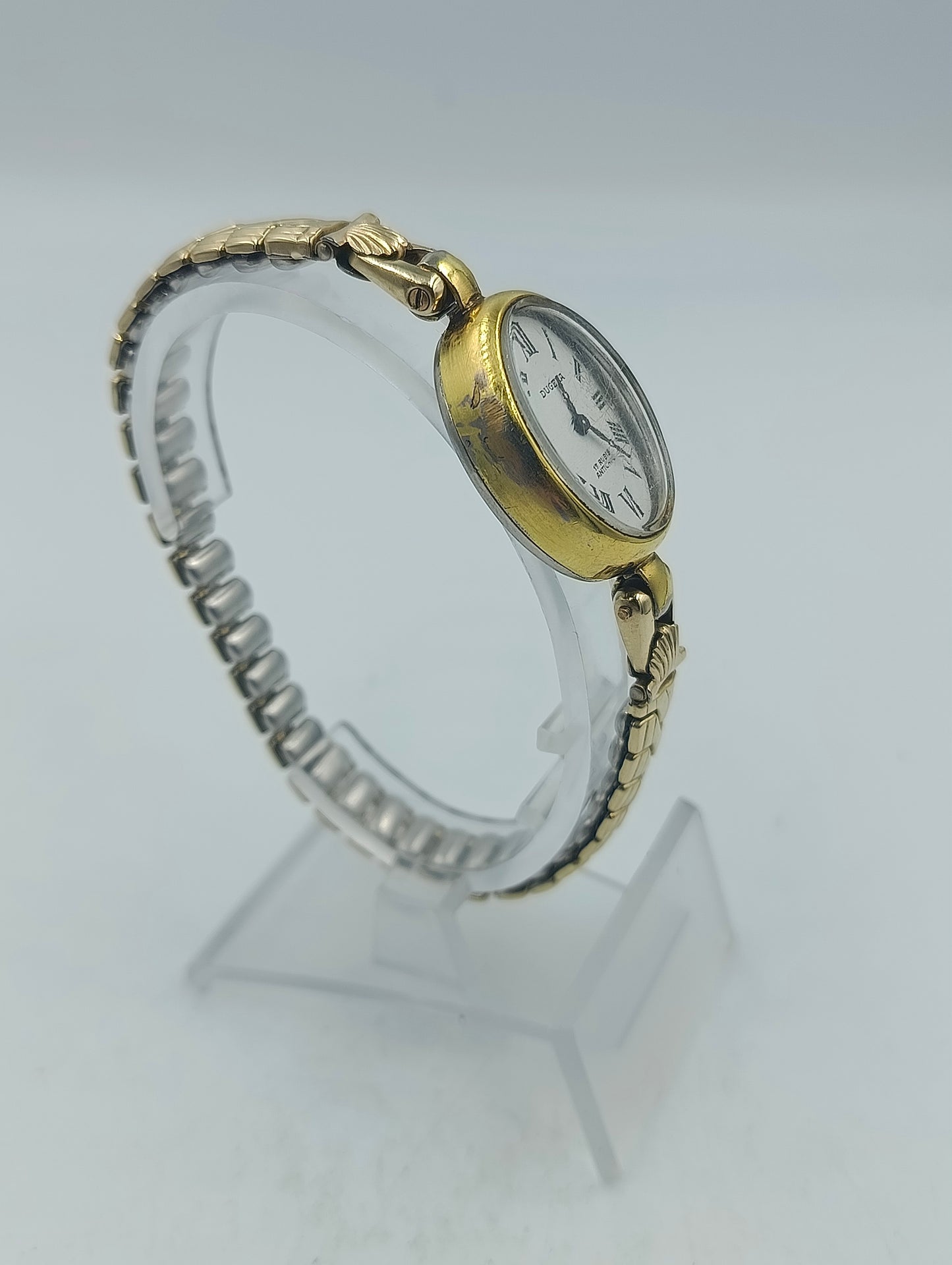 Dugena Damenarmbanduhr Elastikband