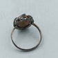 925 Silber Ring mit Tigerauge Stein oxidierte Fassung im  Vintage Look  Gr53