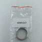 925 Silberring  Massiver Bandring mit Strukturmuster  Vintage Design Gr69