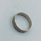 925 Silber Ring mit feiner Gravur und klassischem Muster Gr67