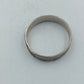 925 Silber Ring mit feiner Gravur und klassischem Muster Gr67