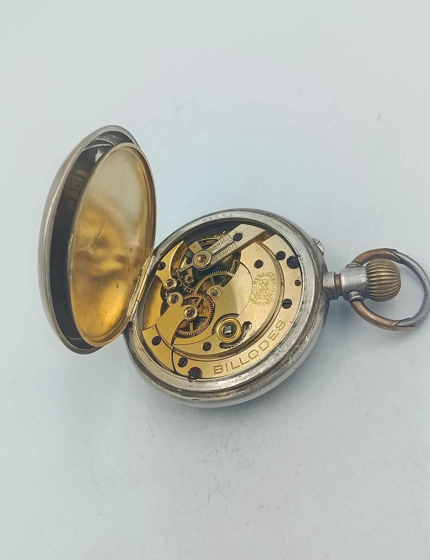 Vintage Taschenuhr Billodes Mechanisch Antik
