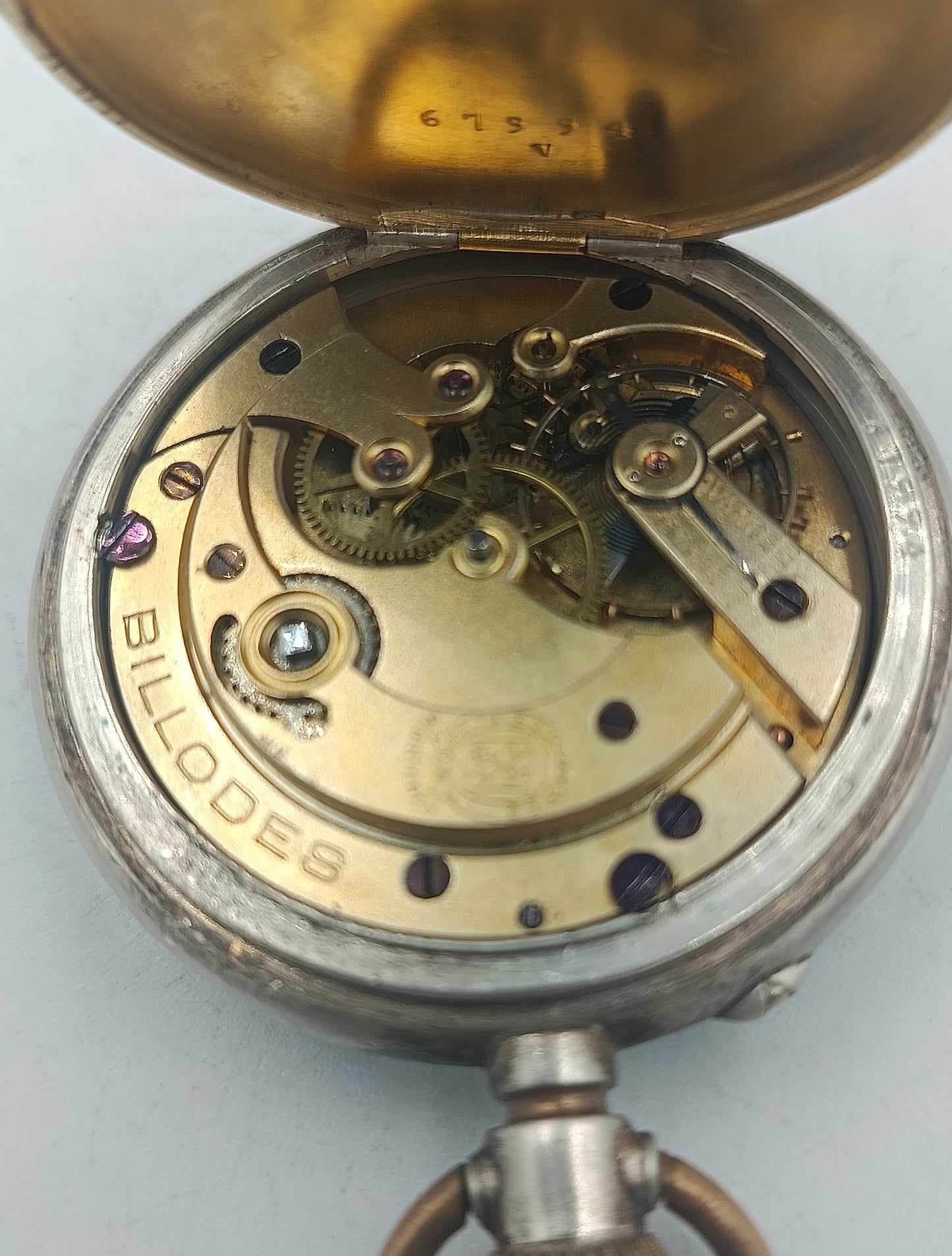 Vintage Taschenuhr Billodes Mechanisch Antik