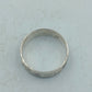 925er Silberring mit dekorativer Struktur