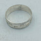 925er Silberring mit dekorativer Struktur