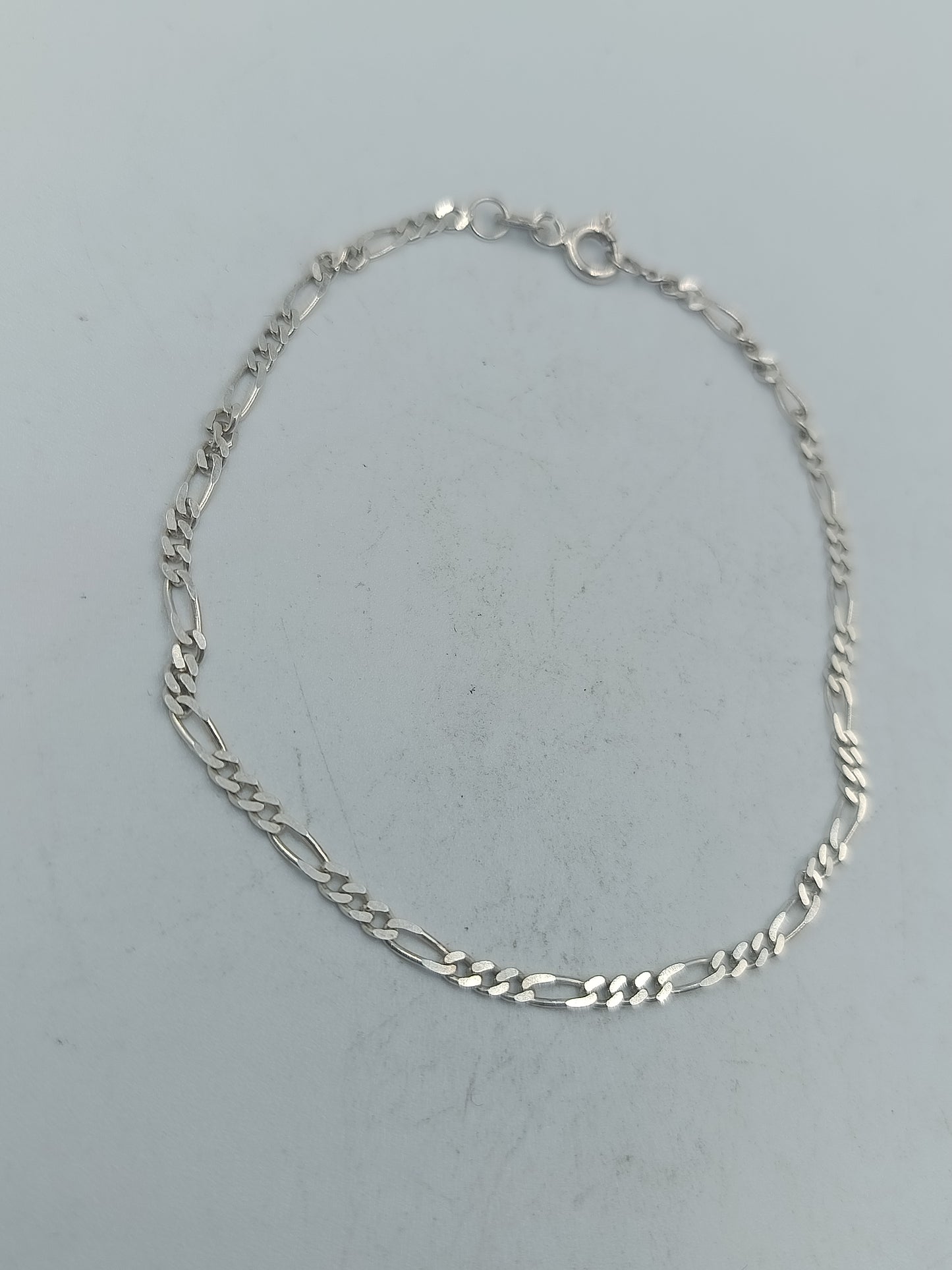 Klassisches 925 Silber Armband Figaro  zeitlos und elegant