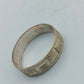 Silberring mit Muster  925er Vintage Bandring