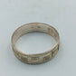 Silberring mit Muster  925er Vintage Bandring