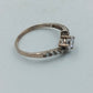 Silberring mit Zirkonia-Stein elegant und funkelnd Größe55