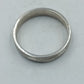 925 Silber Ring mit eingraviertem Muster Zeitloses klassisches Design gr70