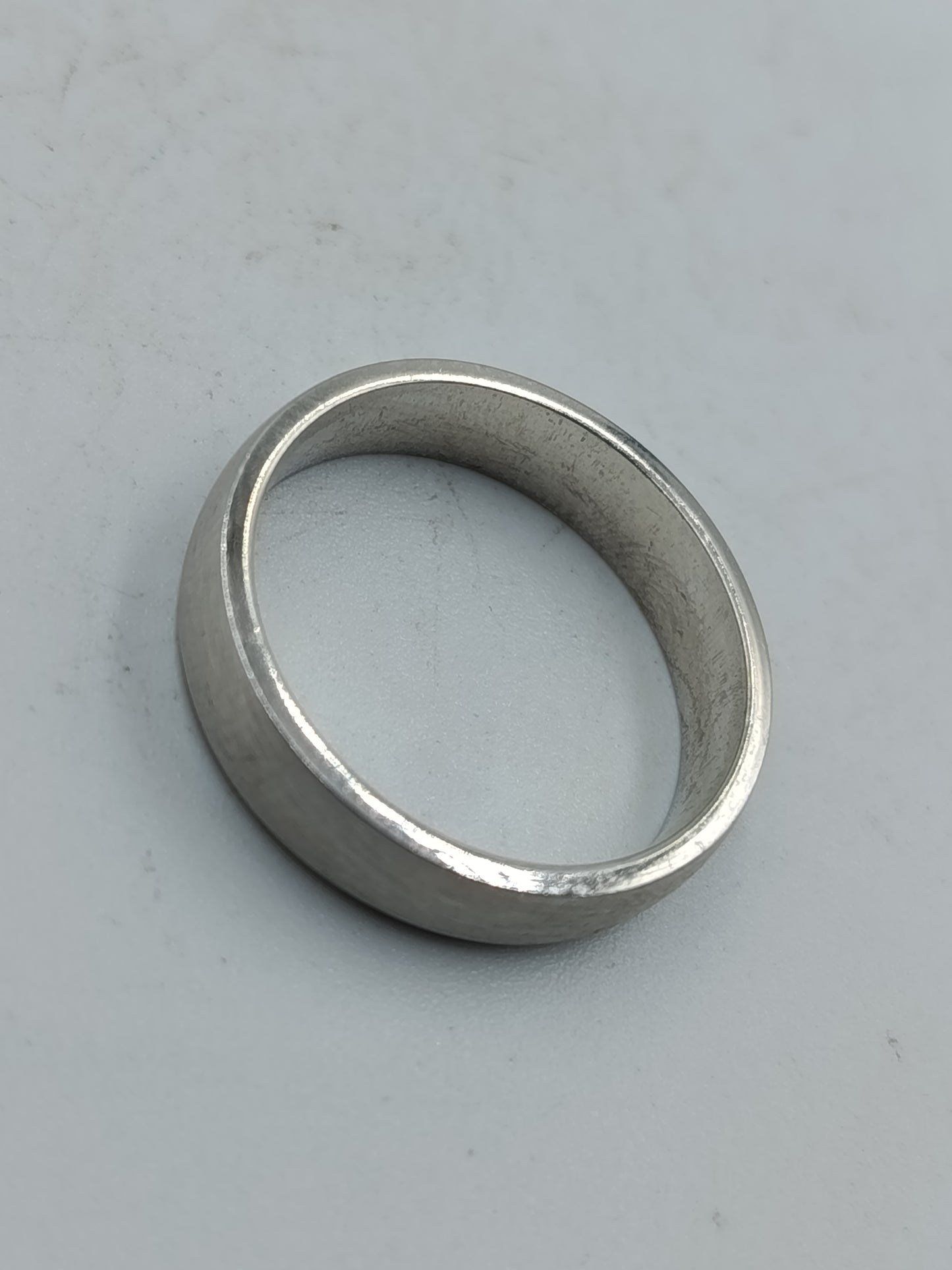 925 Silberring glatt schlicht massiv Gr 60