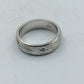 925 Silber Ring Gr 48  Vintage Muster Klassischer Bandring vielseitig
