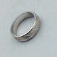 925 Silber Ring Gr 48  Vintage Muster Klassischer Bandring vielseitig