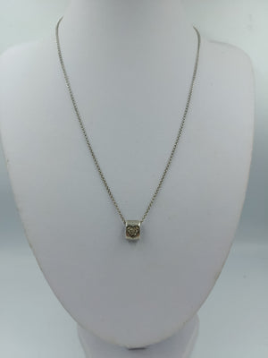 925 Silberkette mit Herzanhänger Zirkonia Funkelndes Herzdesign