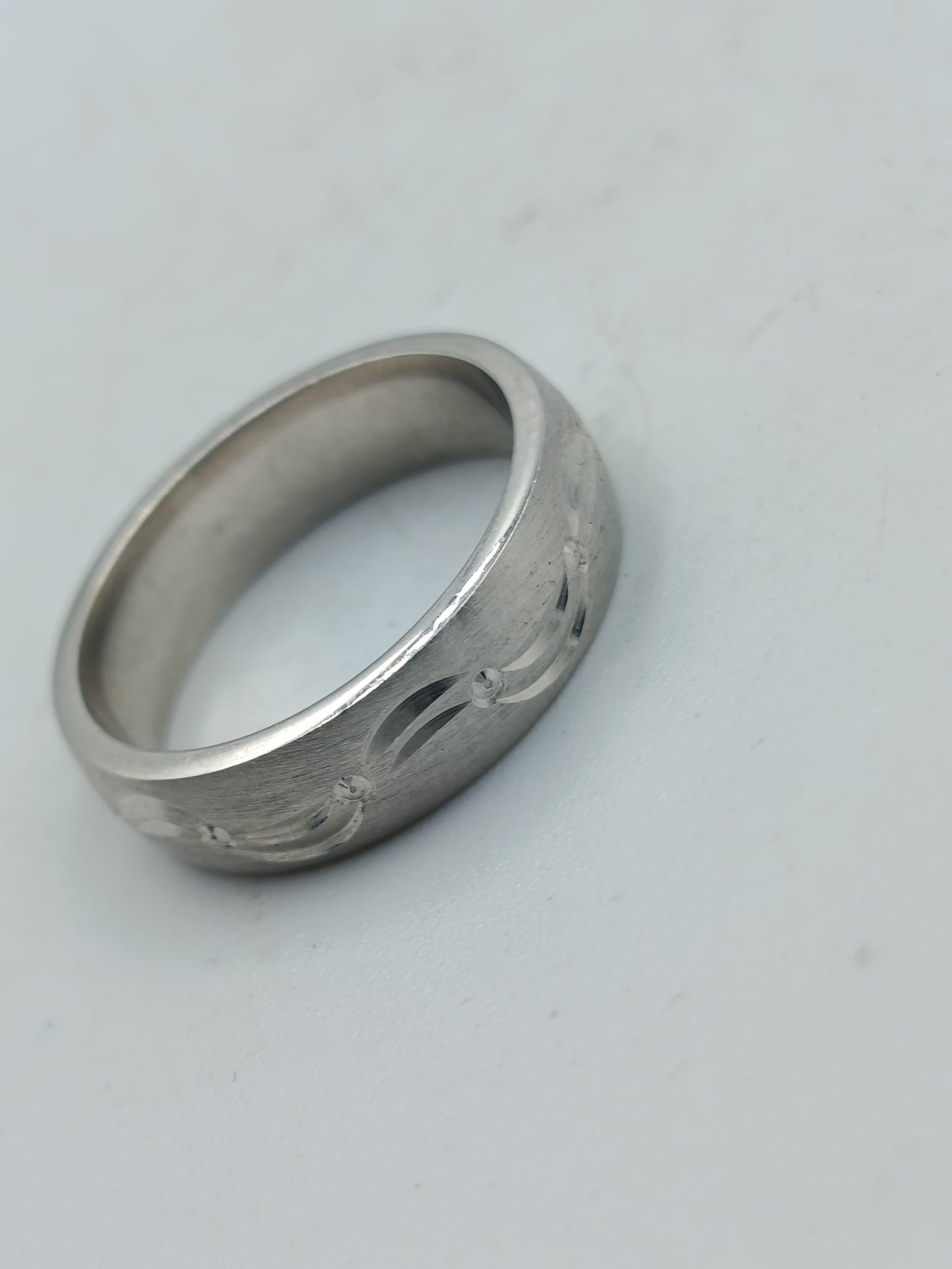 925 Silber Ring Damen Herren Bandring Muster Gr 50