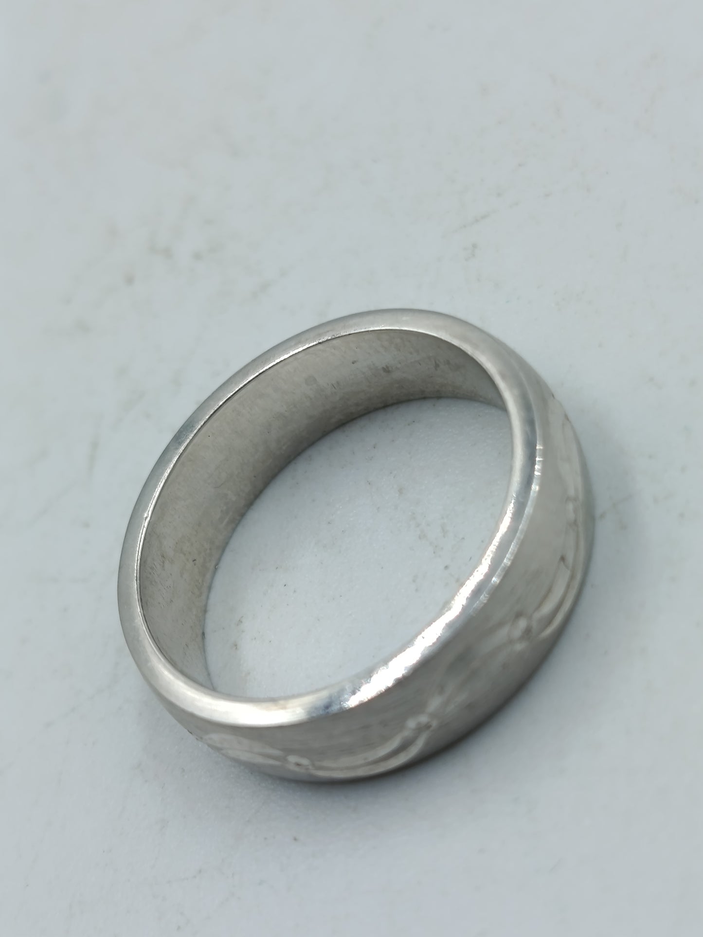 925 Silber Ring Damen Herren Bandring Muster Gr 50