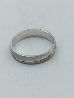 Schlichter Eleganter 925er Silber Bandring Gr 65