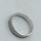 Eleganter 925er Silber Bandring mit feiner Liniengravur und mattiertem Finish Gr 65