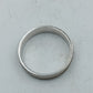 Eleganter 925er Silber Bandring mit feiner Liniengravur und mattiertem Finish Gr 65