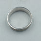 Eleganter Bandring aus 925 Silber mit feiner Liniengravur Gr 53
