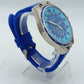 Sportliche Herrenarmbanduhr in Blau moderner Chrono-Look  Atlas for Men