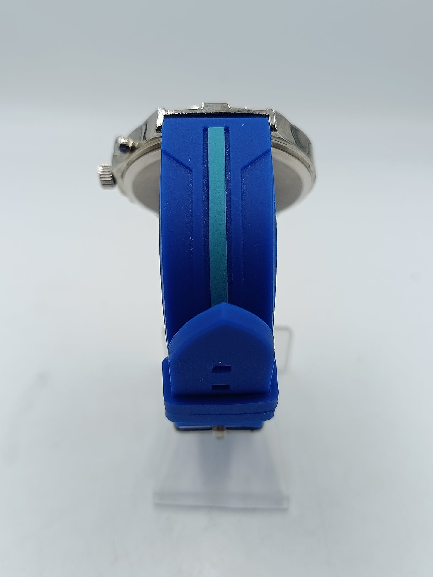 Sportliche Herrenarmbanduhr in Blau moderner Chrono-Look  Atlas for Men