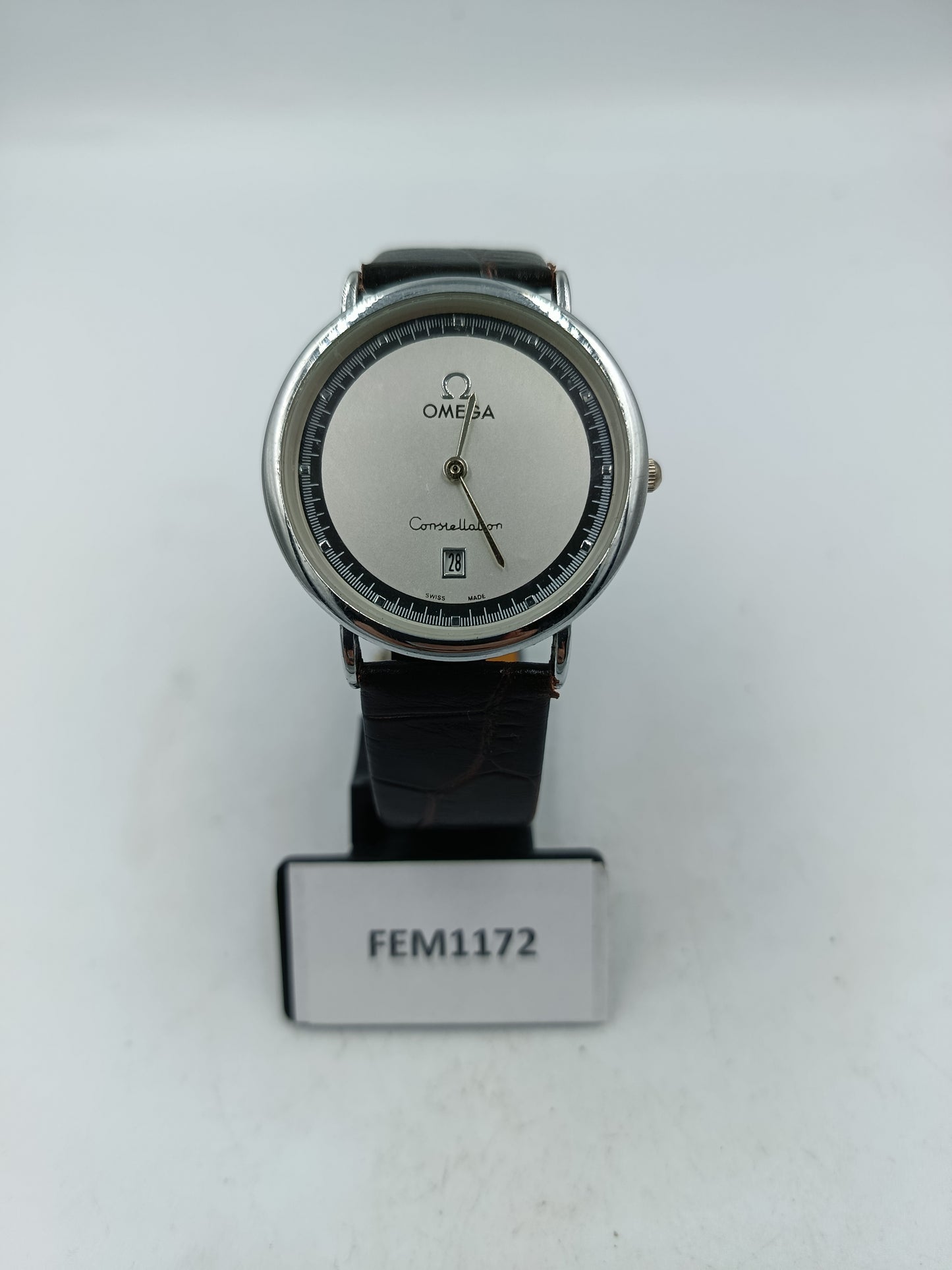 Schwarze Damen Uhr Klassisch Zeitloser Look trotz Defekt