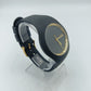 Ice-Watch Schwarz Gold Silikonarmband Schlichtes modernes Design