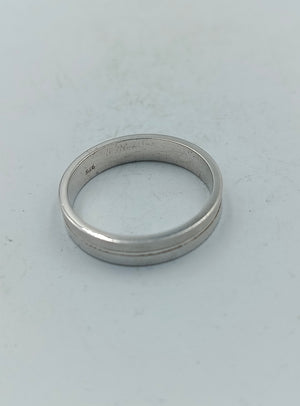 925er Silberring: Größe 70, zeitloses & schlichtes Design