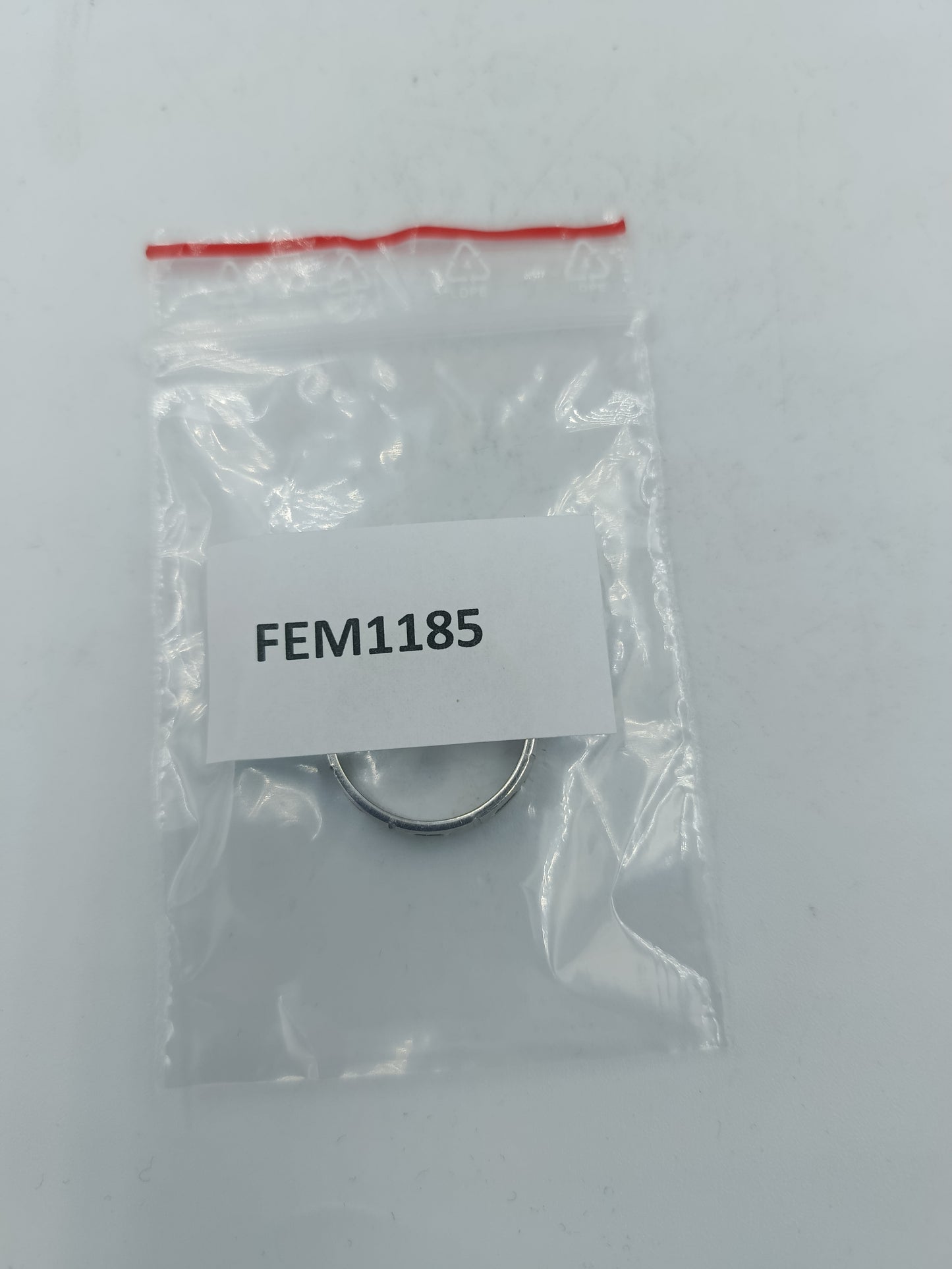 Eleganter und hochwertiger 925er Sterlingsilber Bandring mit edlem umlaufendem geometrischem Mäandermuster