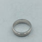 Klassischer 925er Sterlingsilber Bandring schlichtes Design