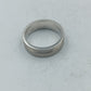 Klassischer 925er Sterlingsilber Bandring schlichtes Design