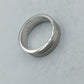 Klassischer 925er Sterlingsilber Bandring schlichtes Design