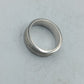 Klassischer 925er Sterlingsilber Bandring schlichtes Design