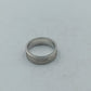 Klassischer 925er Sterlingsilber Bandring schlichtes Design