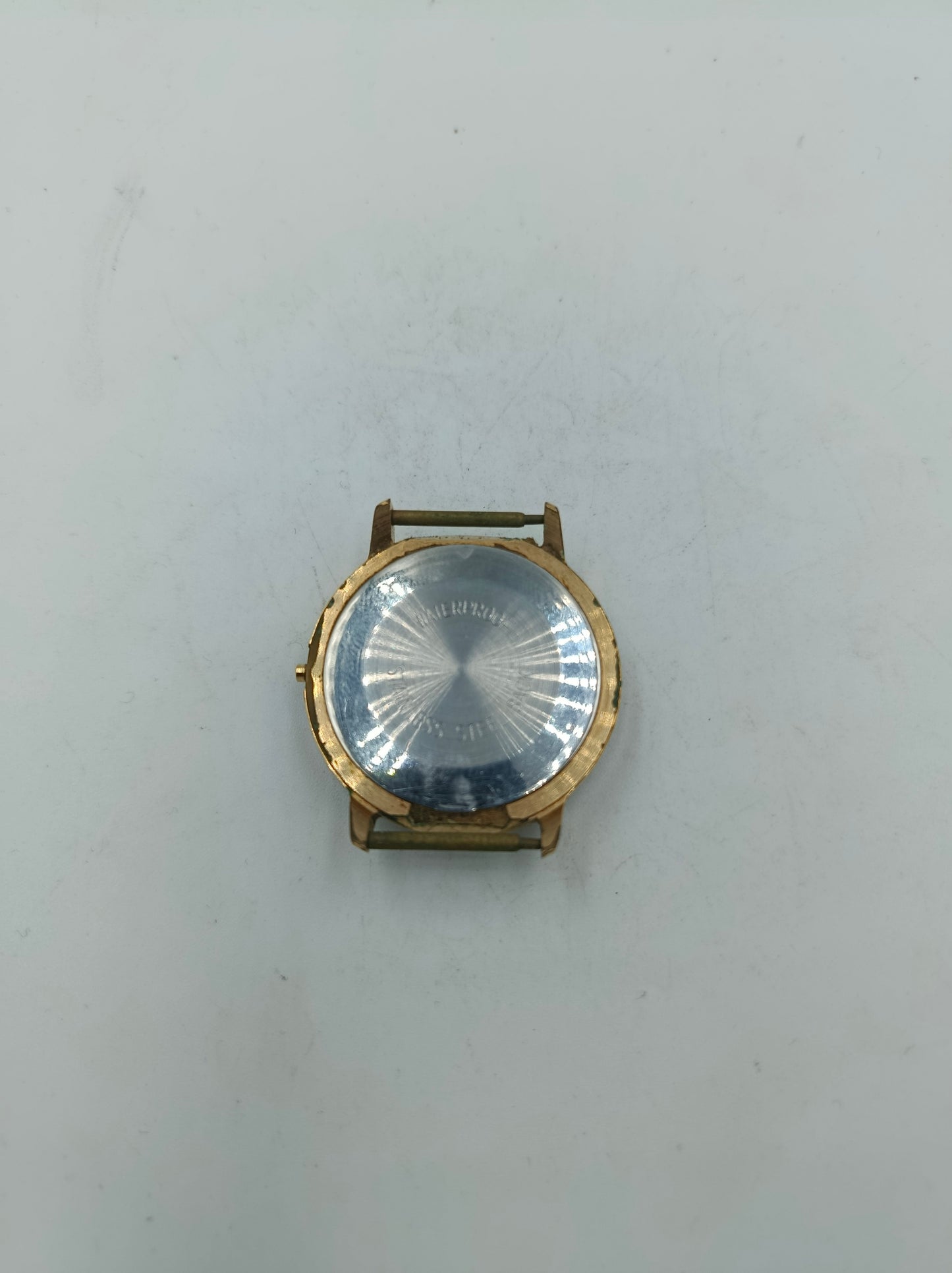 Vintage Timex Herrenuhr mechanisch goldenes Gehaeuse
