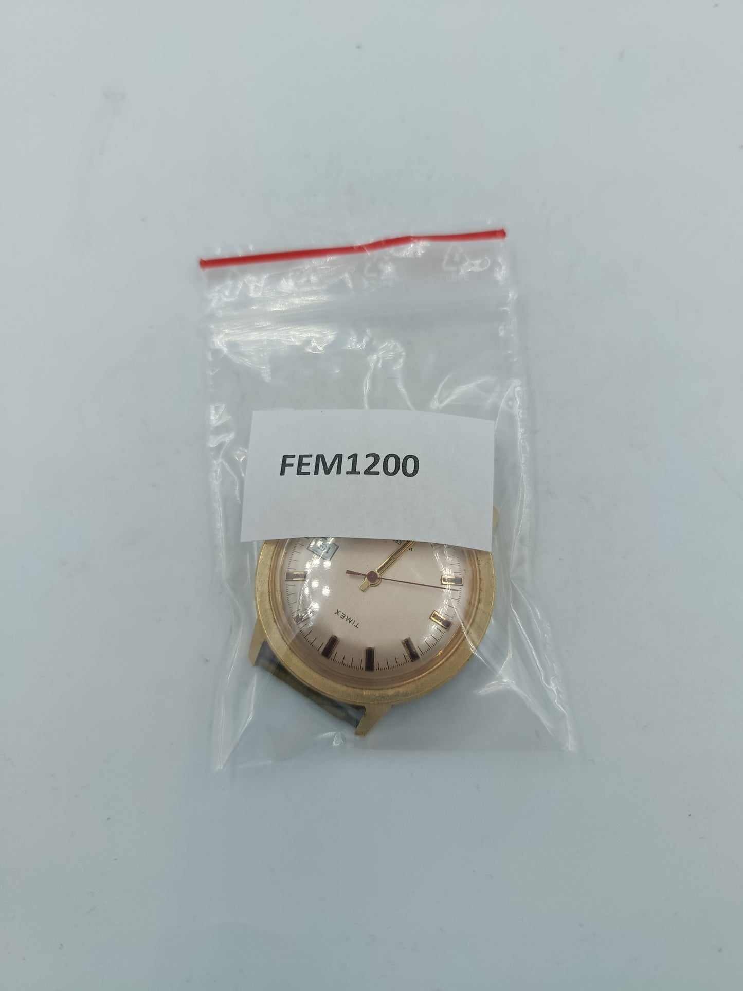 Vintage Timex Herrenuhr mechanisch goldenes Gehaeuse