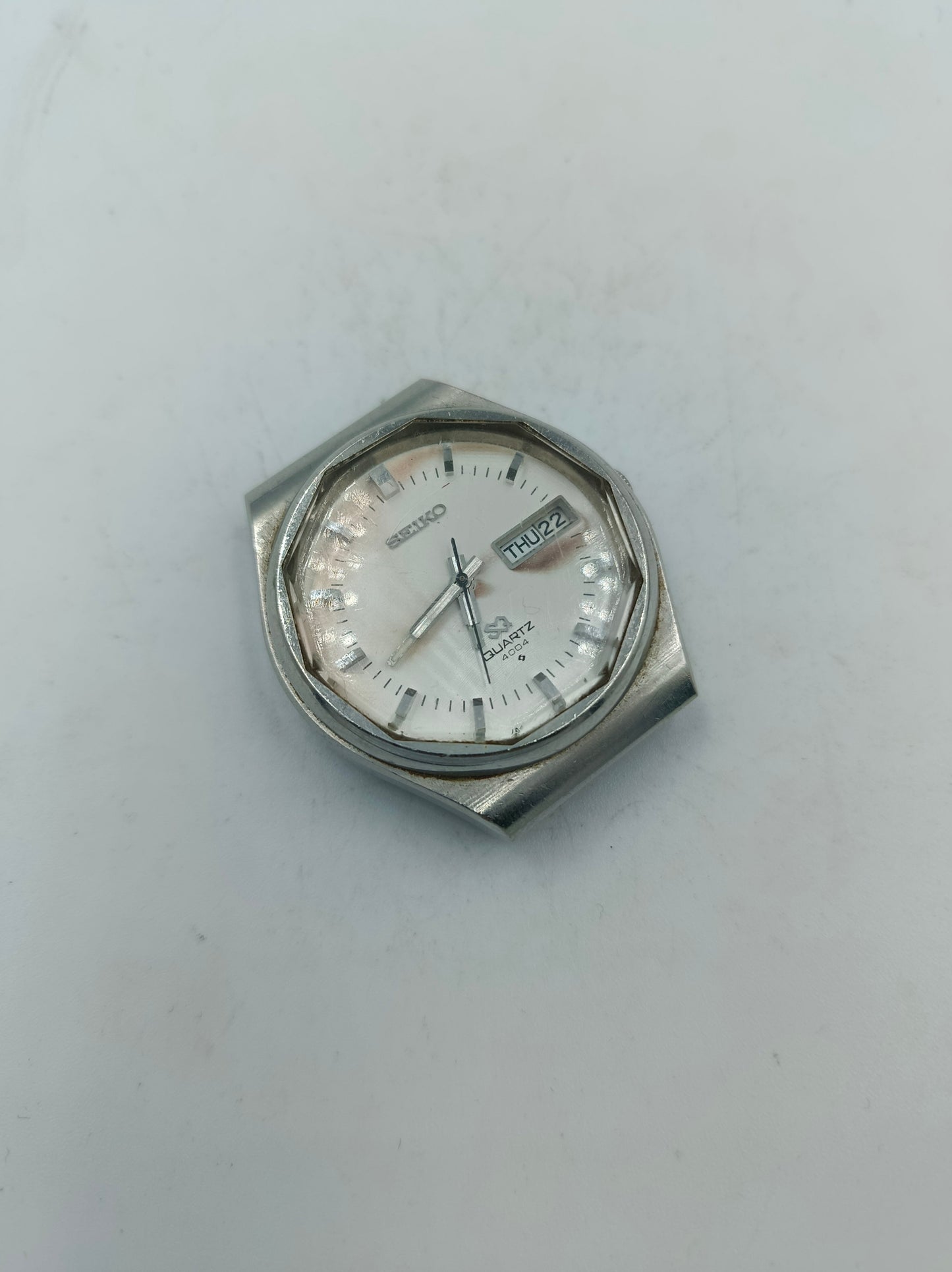 Klassische Seiko Herrenuhr Automatik eckiges Gehäuse DEFEKT