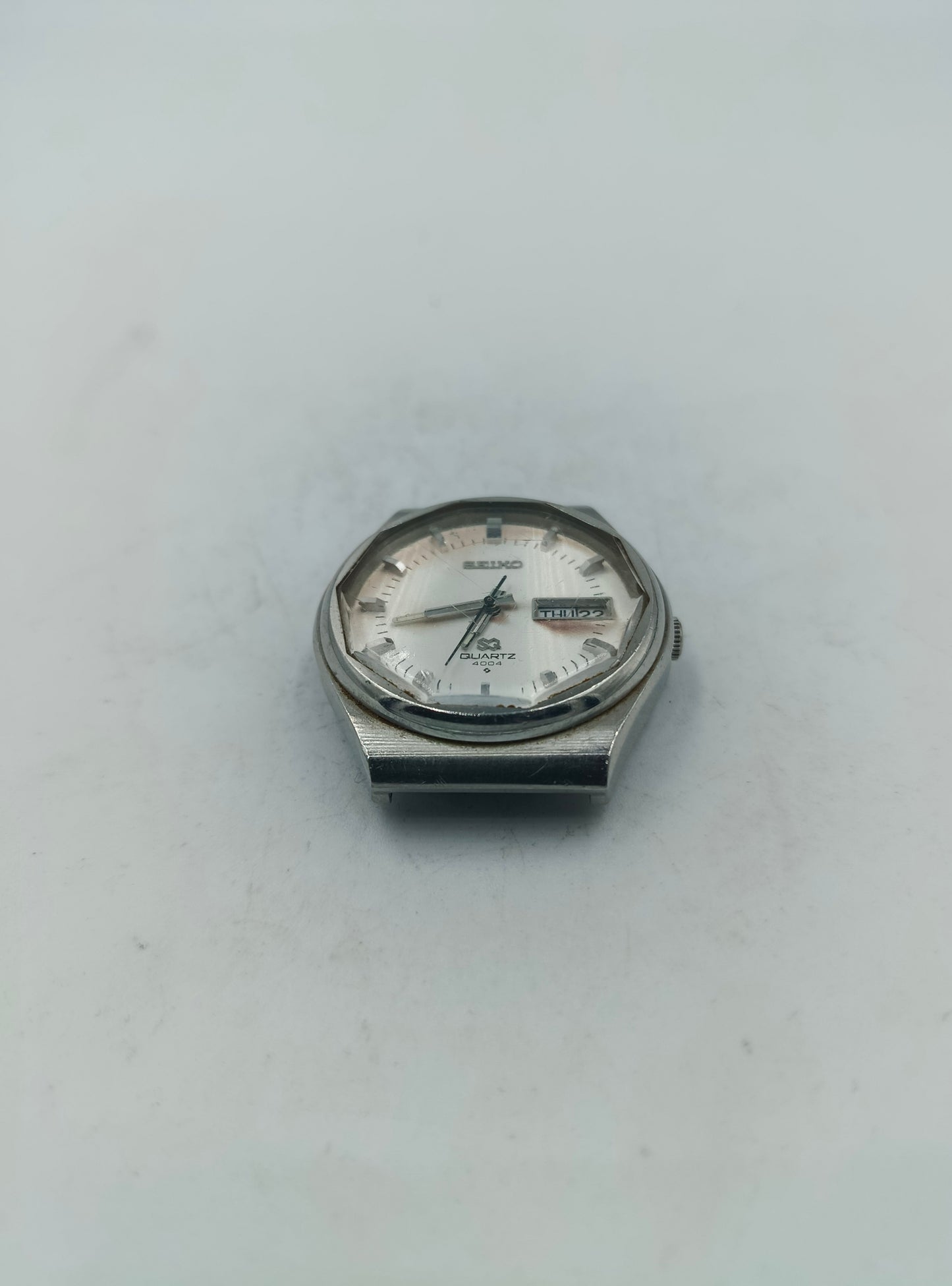 Klassische Seiko Herrenuhr Automatik eckiges Gehäuse DEFEKT