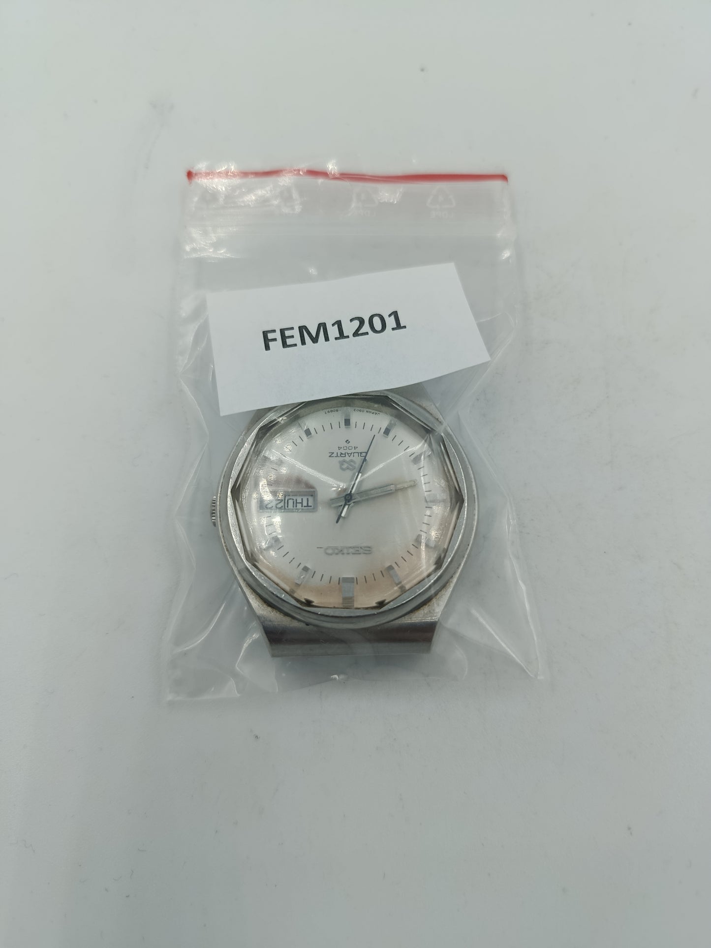 Klassische Seiko Herrenuhr Automatik eckiges Gehäuse DEFEKT