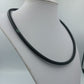 Schwarze Choker Halskette zeitloses schlichtes Design