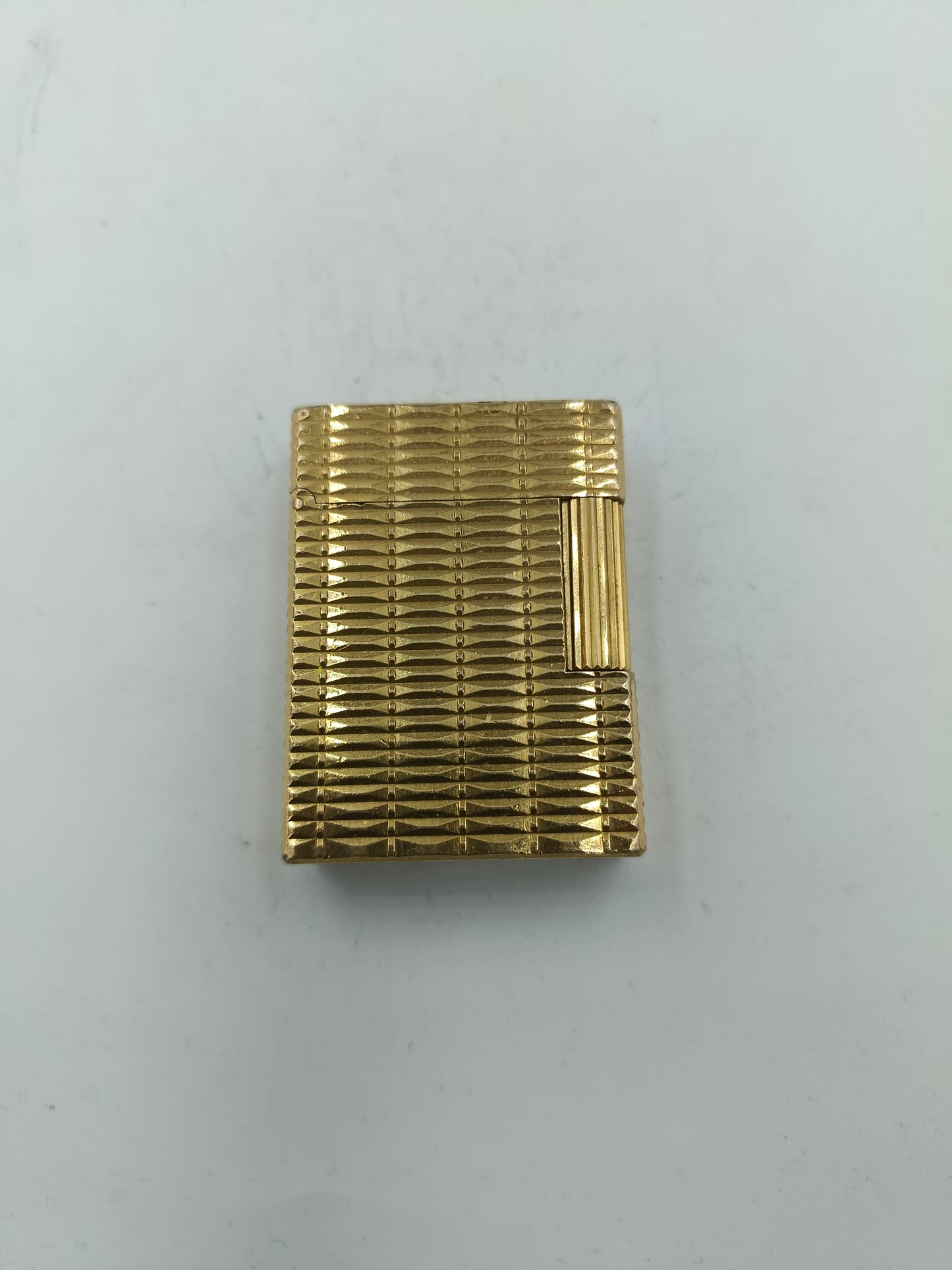 S.T. Dupont Ligne 1 Vintage Gasfeuerzeug goldfarben