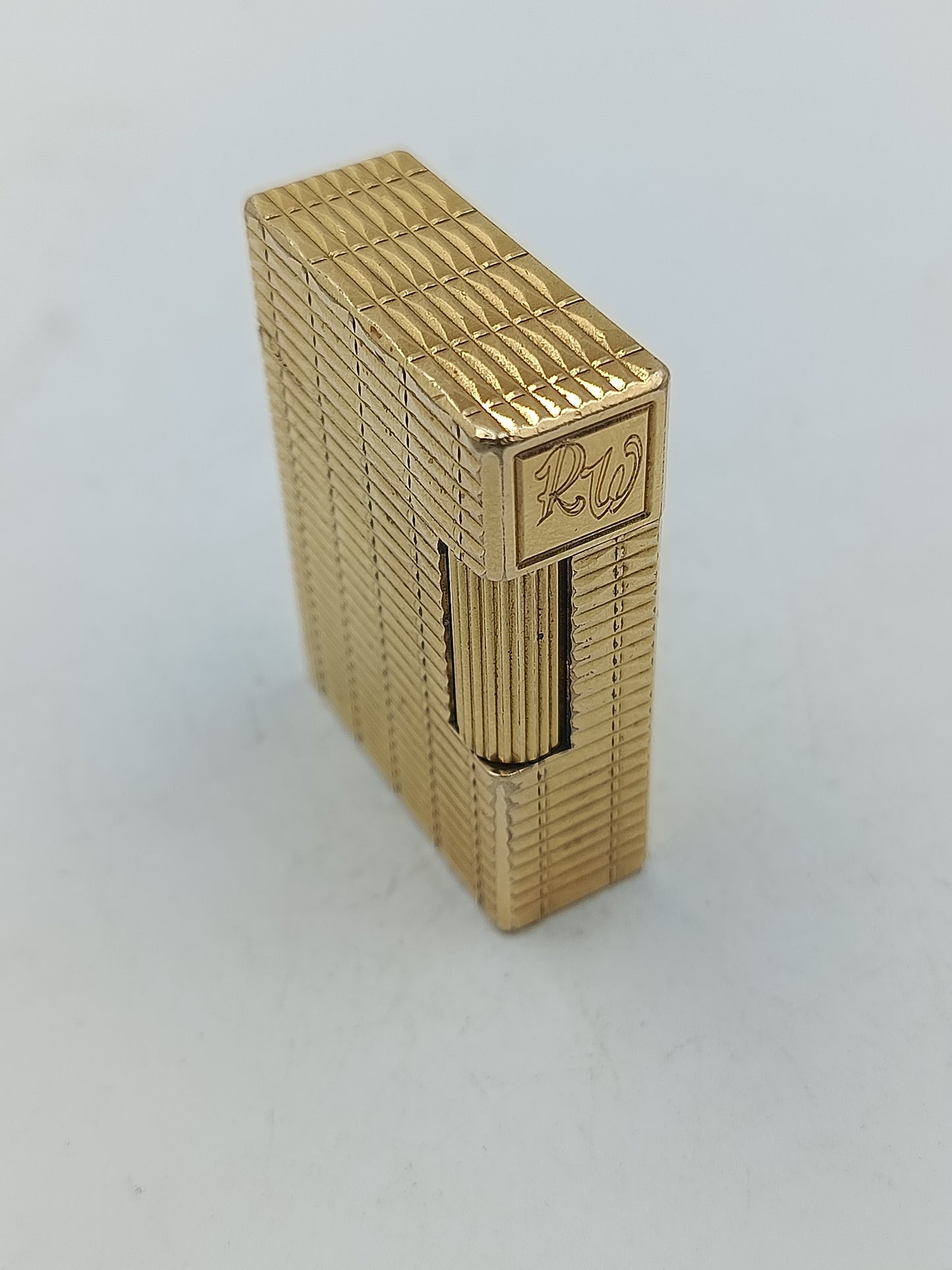 S.T. Dupont Ligne 1 Vintage Gasfeuerzeug goldfarben