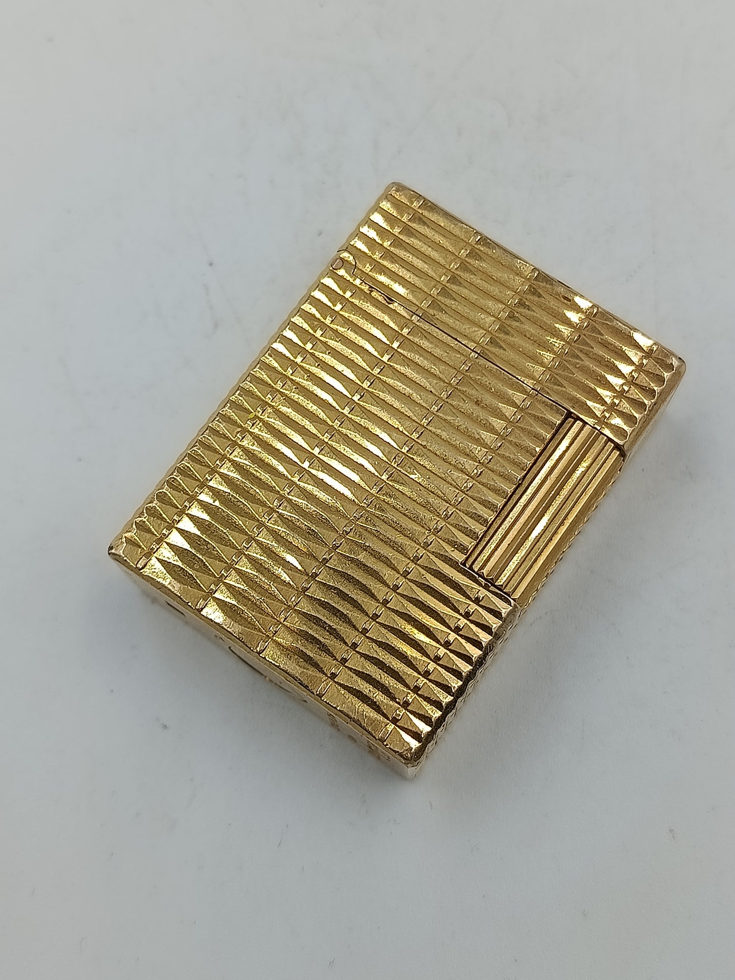 S.T. Dupont Ligne 1 Vintage Gasfeuerzeug goldfarben