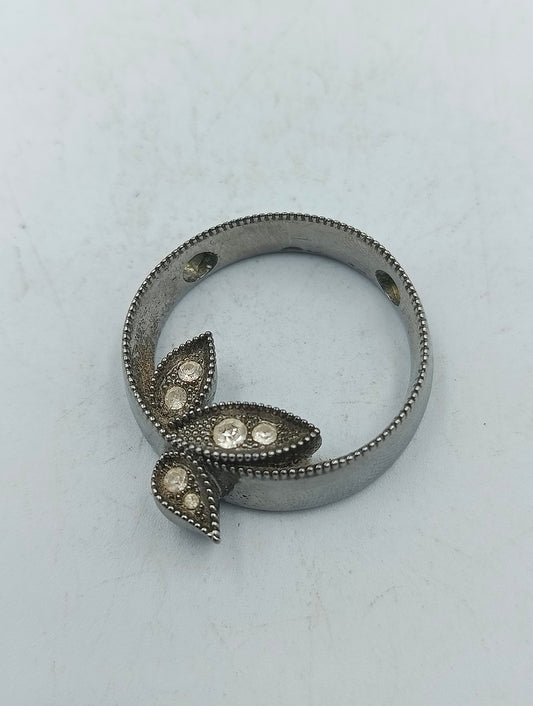 Eleganter Ring Pierre Lang Schmetterlingsmotiv Kristalle