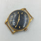 Vintage Anker Herrenuhr goldfarbenes Gehaeuse schwarzes Zifferblatt