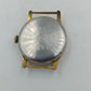 Vintage Anker Herrenuhr goldfarbenes Gehaeuse schwarzes Zifferblatt