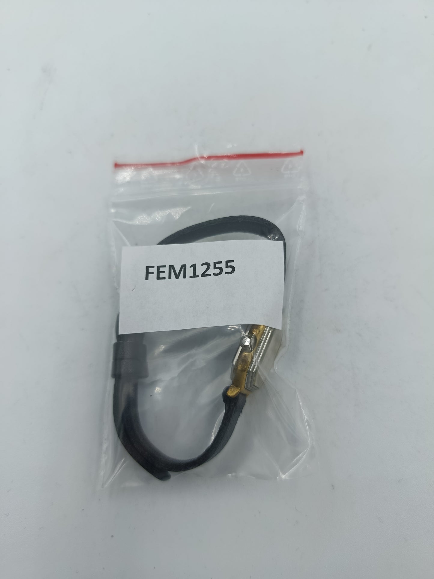 Vintage Armbanduhr mit achteckigem goldfarbenem Gehäuse und schwarzem Band