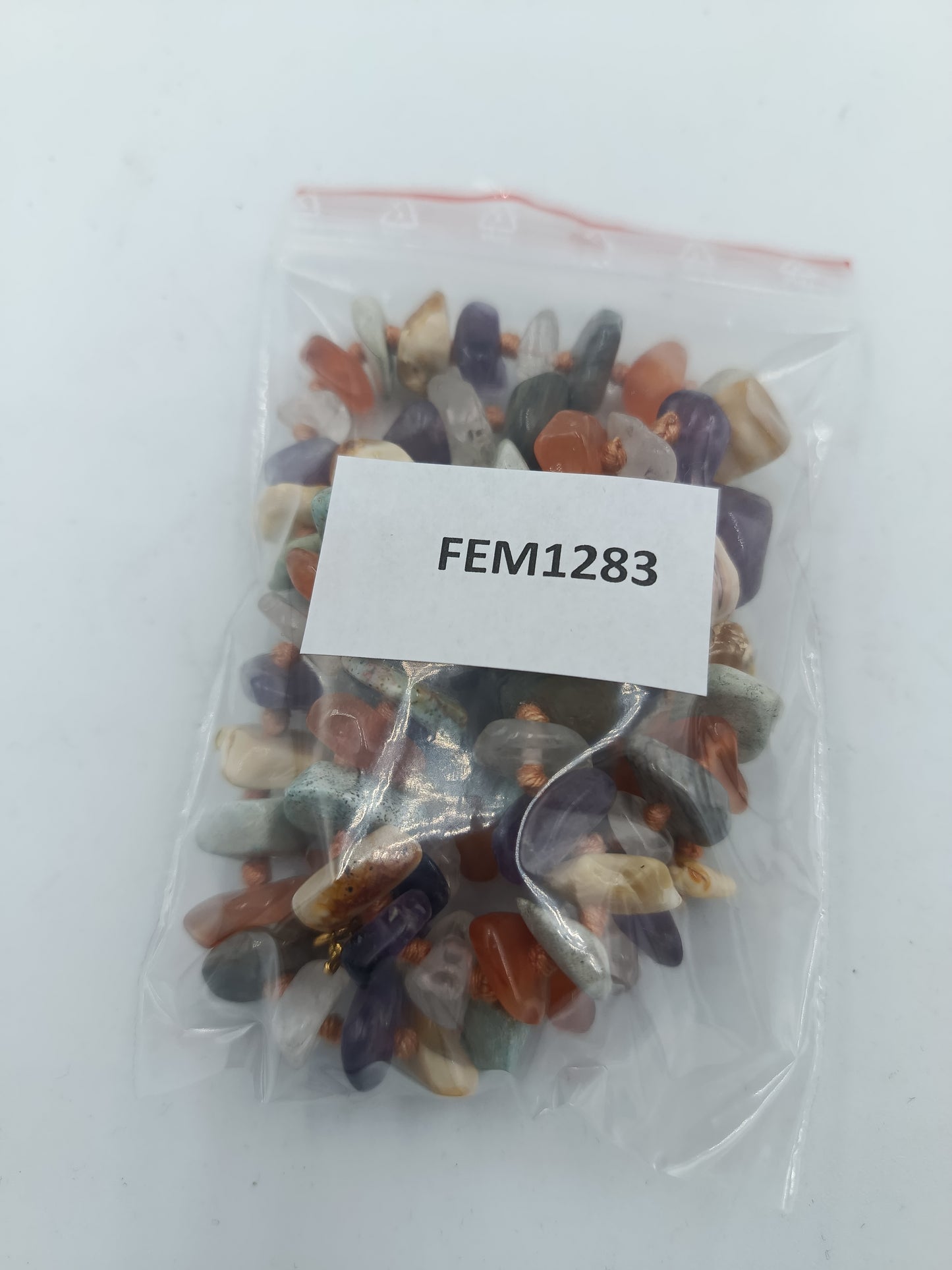 Mehrfarbige Edelstein Halskette im natürlichen Stil mit harmonischer Steinmischung